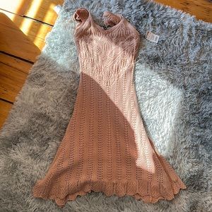 Pink Knit Dress